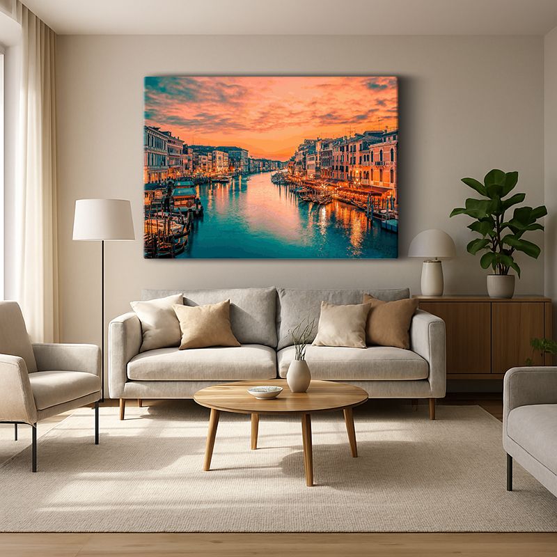 Kent & Şehir Kanvas Tablo 372