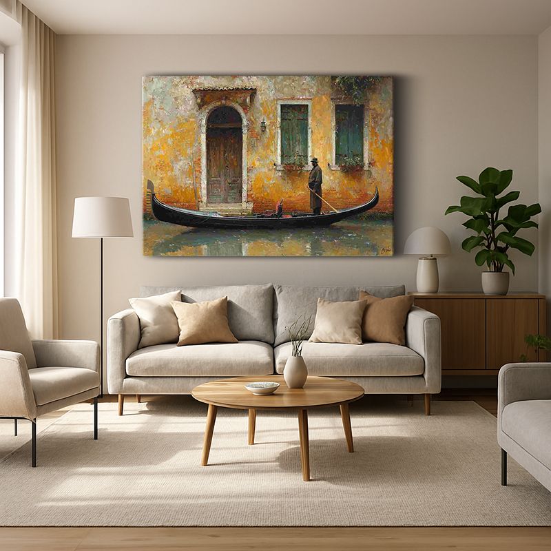 Kent & Şehir Kanvas Tablo 374