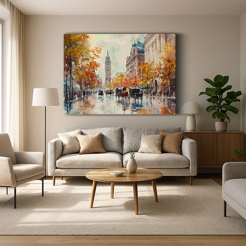 Kent & Şehir Kanvas Tablo 375