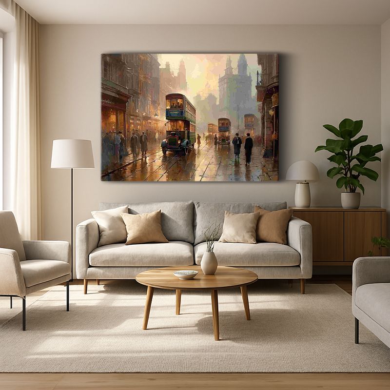 Kent & Şehir Kanvas Tablo 387