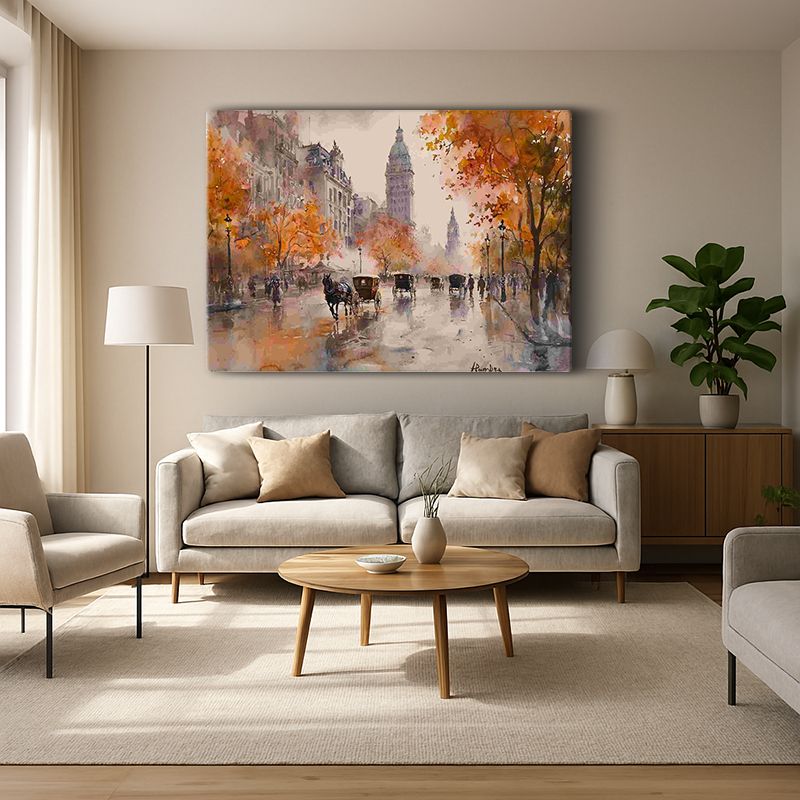 Kent & Şehir Kanvas Tablo 391