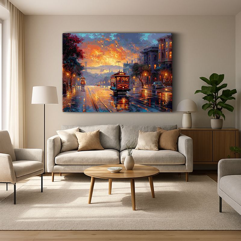 Kent & Şehir Kanvas Tablo 397