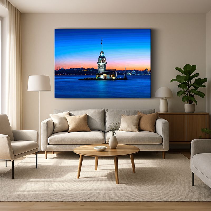 Kent & Şehir Kanvas Tablo 398