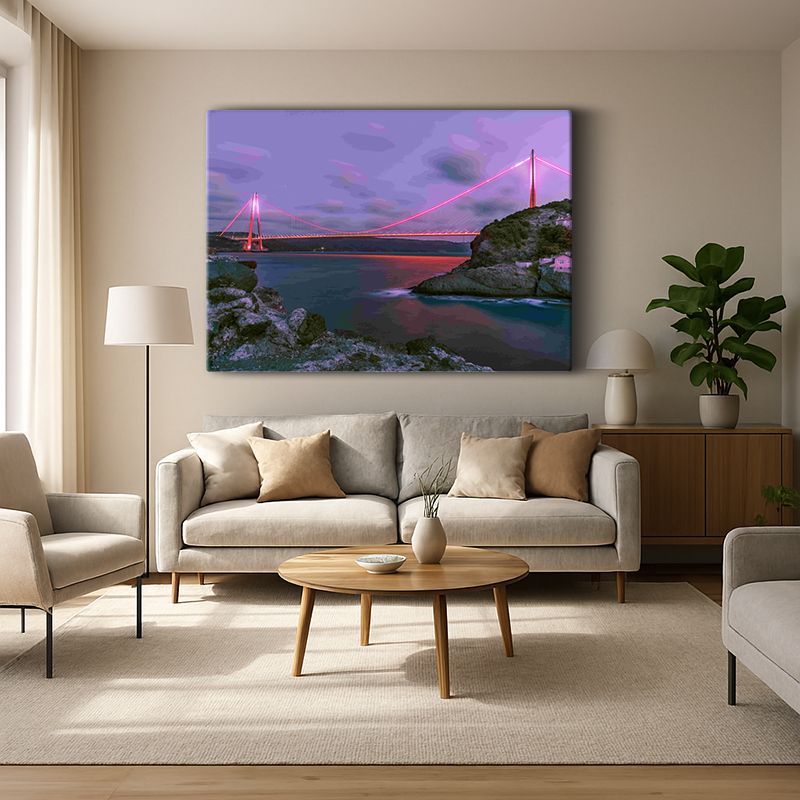 Kent & Şehir Kanvas Tablo 404