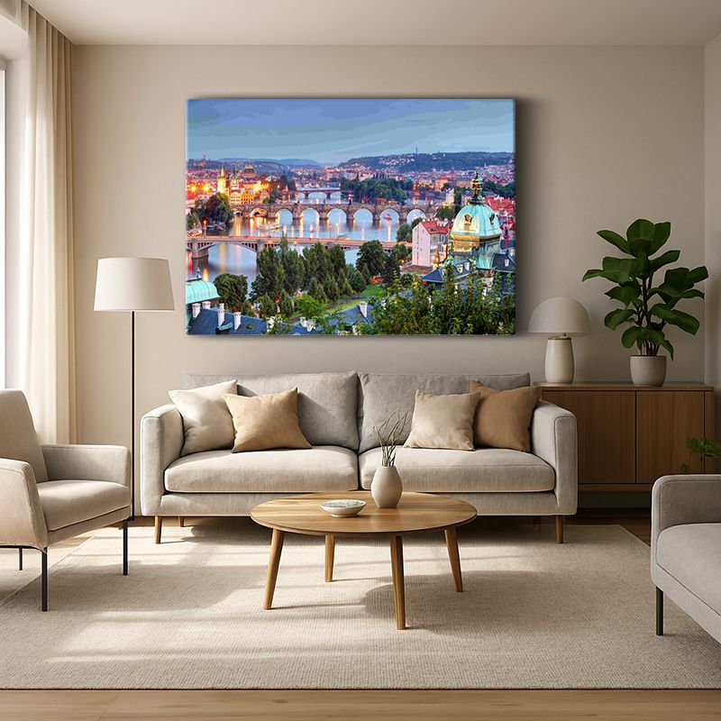 Kent & Şehir Kanvas Tablo 411