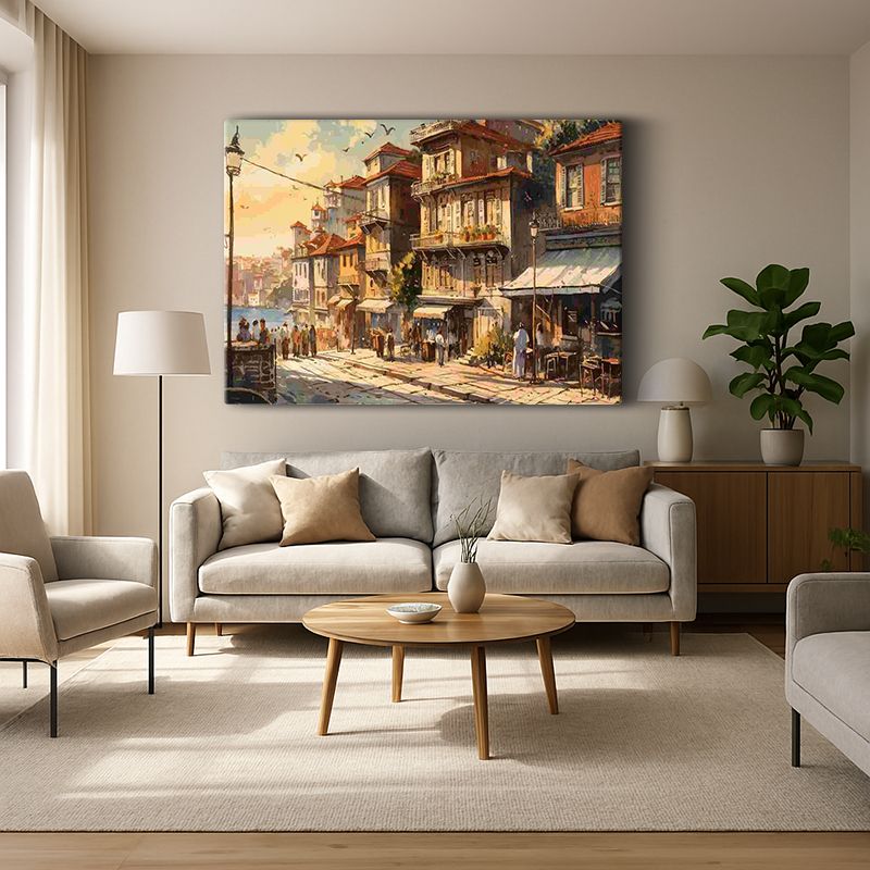 Kent & Şehir Kanvas Tablo 415