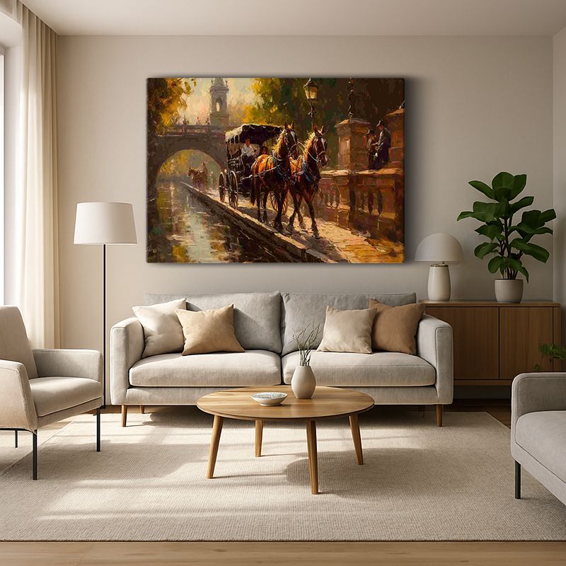 Kent & Şehir Kanvas Tablo 420