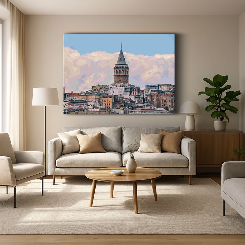 Kent & Şehir Kanvas Tablo 433