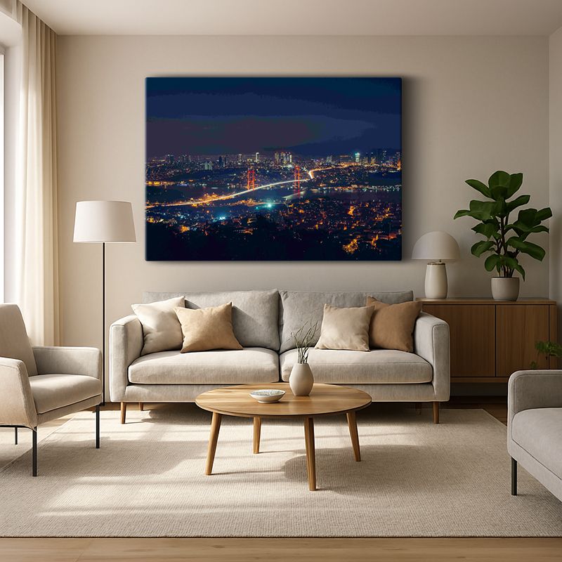 Kent & Şehir Kanvas Tablo 434