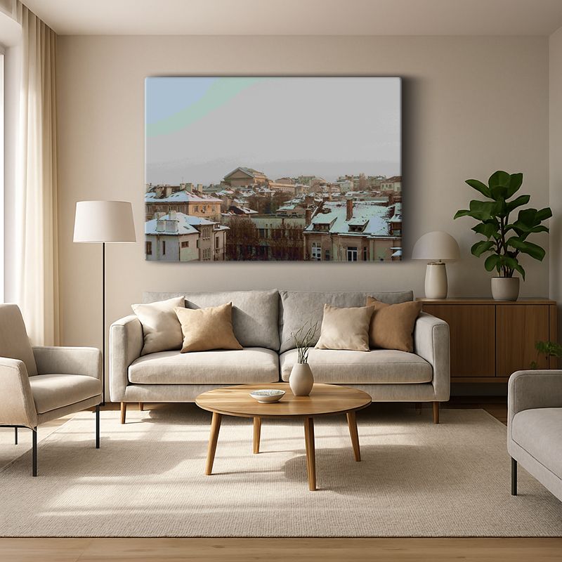 Kent & Şehir Kanvas Tablo 436