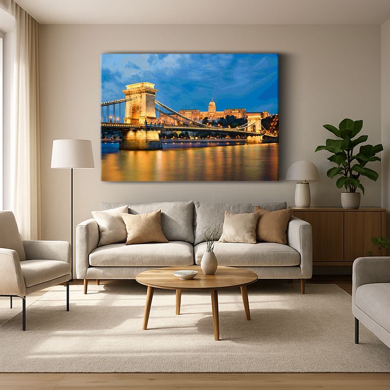 Kent & Şehir Kanvas Tablo 441