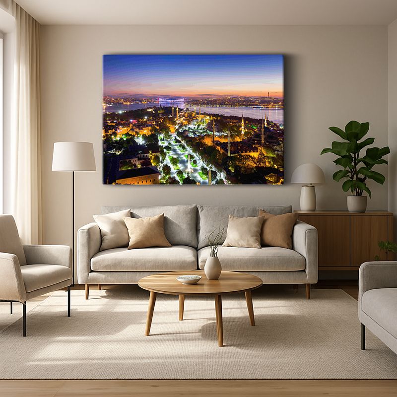 Kent & Şehir Kanvas Tablo 442