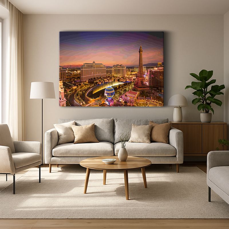 Kent & Şehir Kanvas Tablo 445