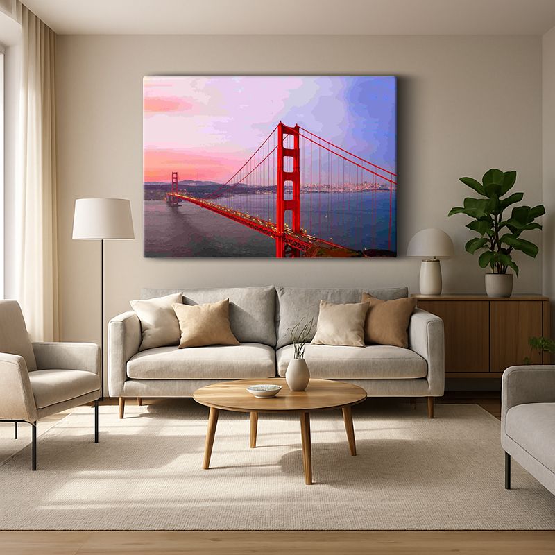 Kent & Şehir Kanvas Tablo 449