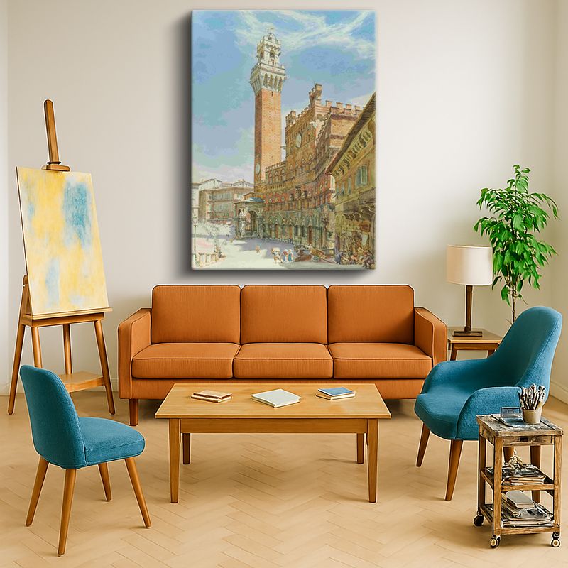 Ressam Kanvas Tablo 16