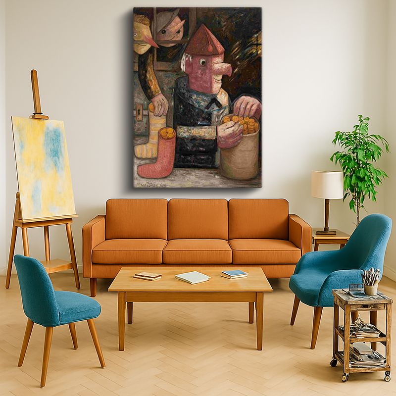 Ressam Kanvas Tablo 89