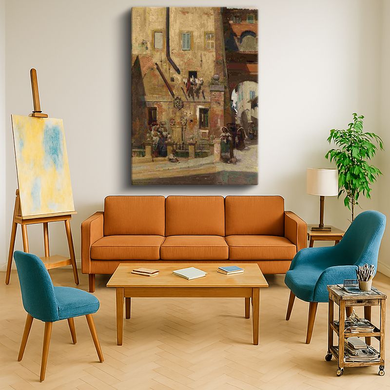 Ressam Kanvas Tablo 124