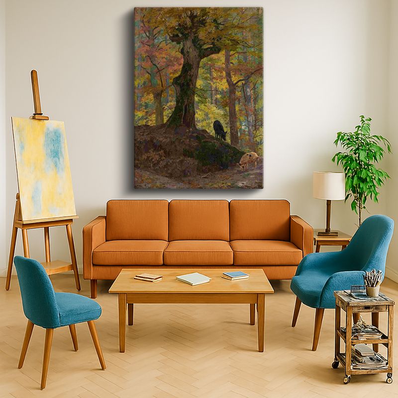 Ressam Kanvas Tablo 129