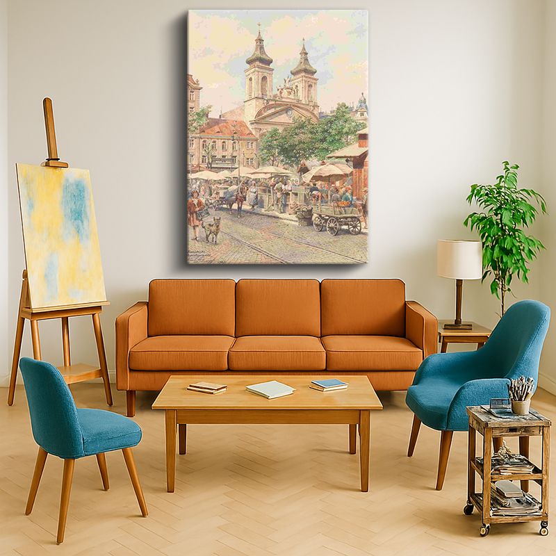 Ressam Kanvas Tablo 135