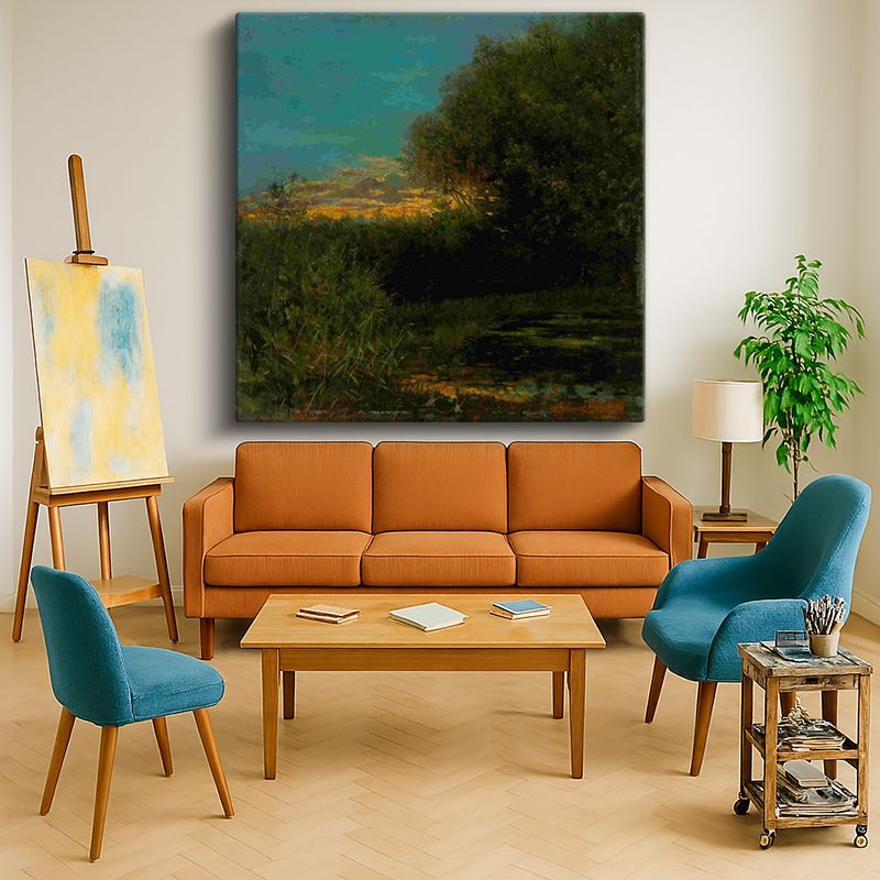 Ressam Kanvas Tablo 289