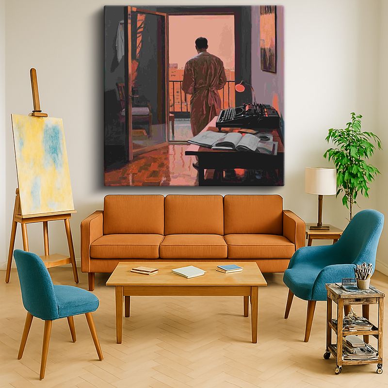 Ressam Kanvas Tablo 291