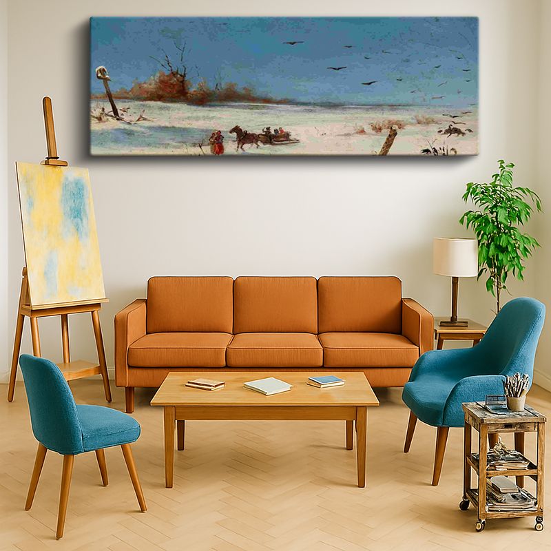 Ressam Kanvas Tablo 1105