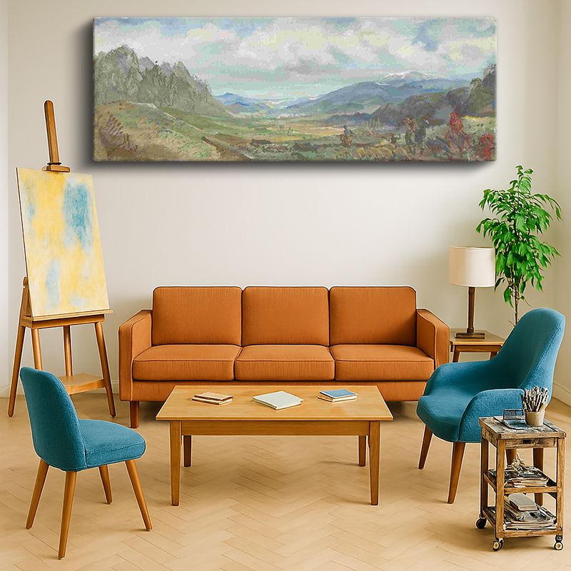 Ressam Kanvas Tablo 1106