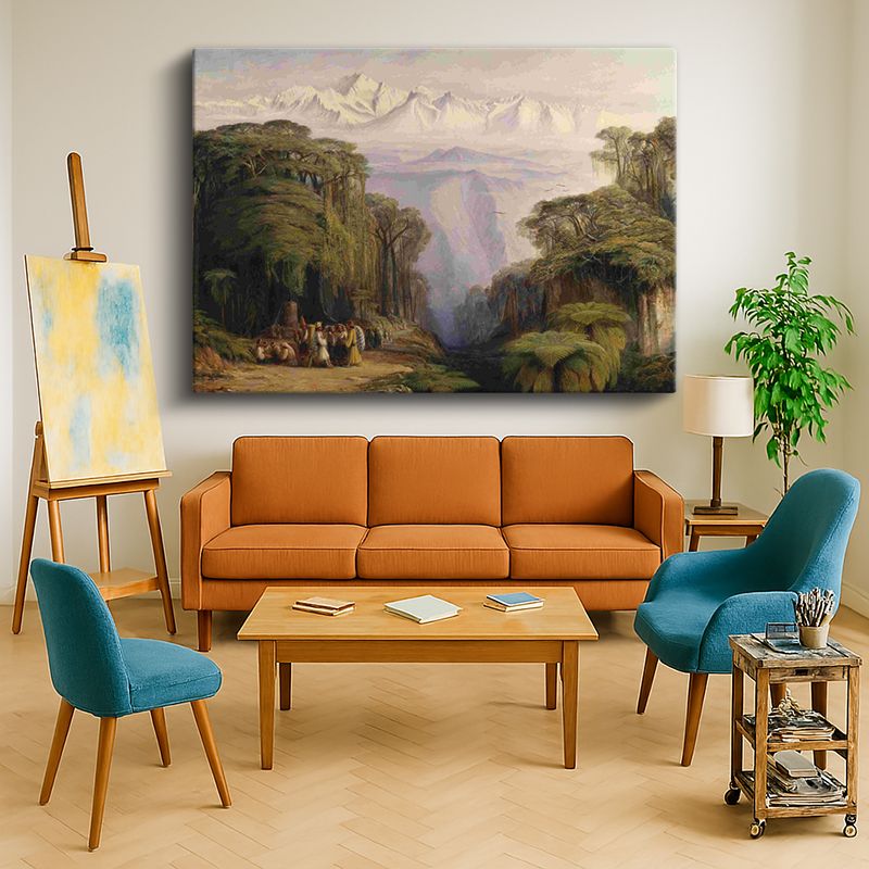 Ressam Kanvas Tablo 306