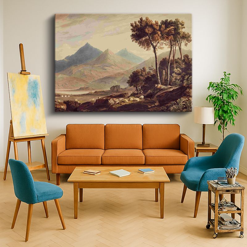 Ressam Kanvas Tablo 370