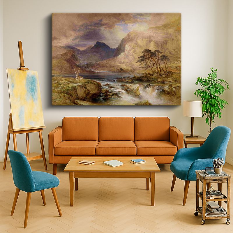 Ressam Kanvas Tablo 384