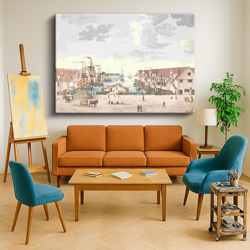 Ressam Kanvas Tablo 554