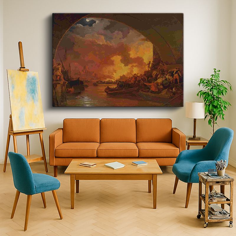 Ressam Kanvas Tablo 564