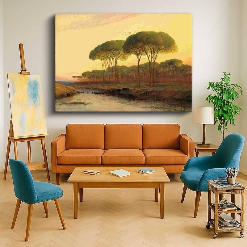 Ressam Kanvas Tablo 587