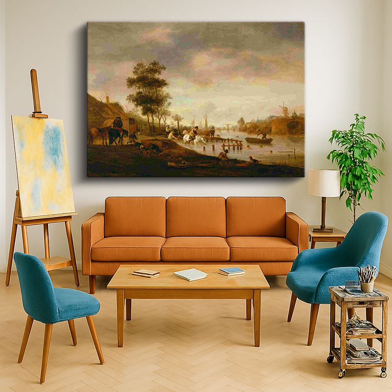 Ressam Kanvas Tablo 601