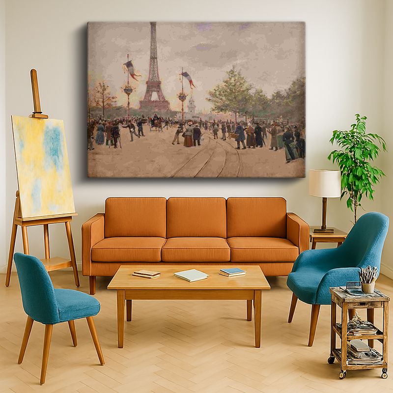 Ressam Kanvas Tablo 619