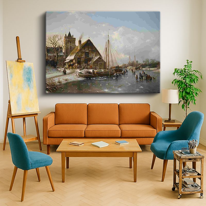 Ressam Kanvas Tablo 631