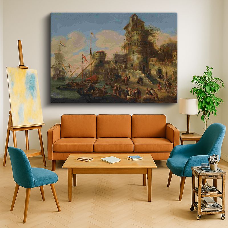 Ressam Kanvas Tablo 651