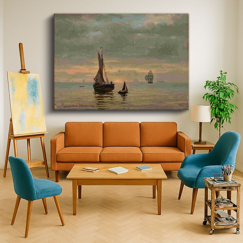 Ressam Kanvas Tablo 655