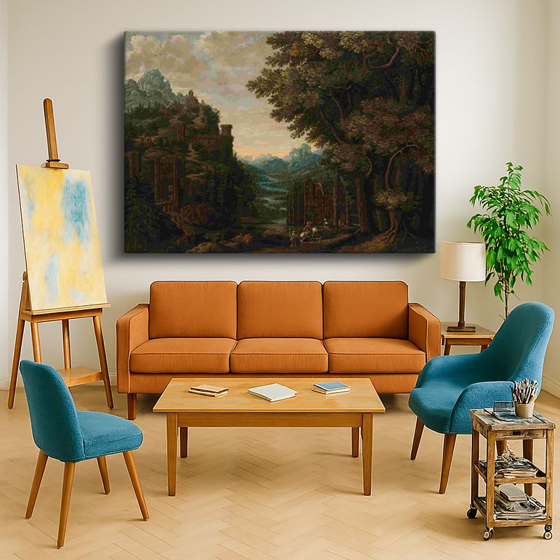 Ressam Kanvas Tablo 693