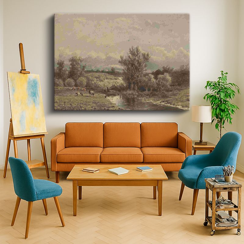 Ressam Kanvas Tablo 699