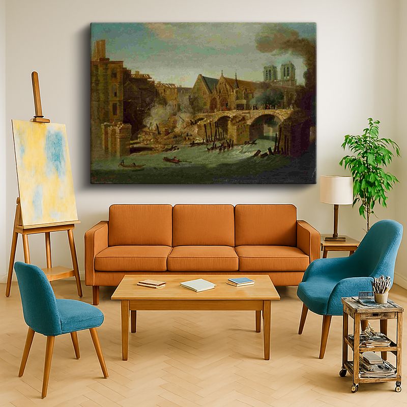 Ressam Kanvas Tablo 713