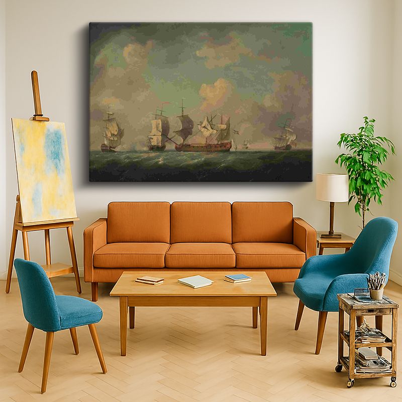 Ressam Kanvas Tablo 716