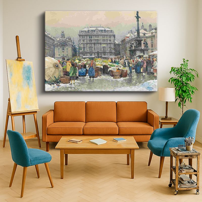 Ressam Kanvas Tablo 722