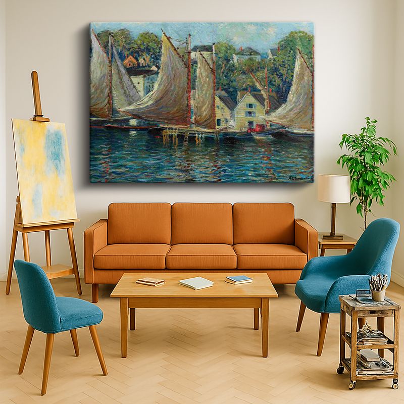 Ressam Kanvas Tablo 753