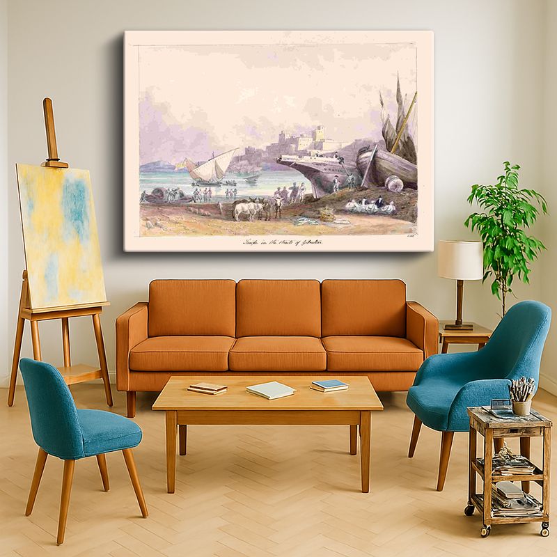 Ressam Kanvas Tablo 819