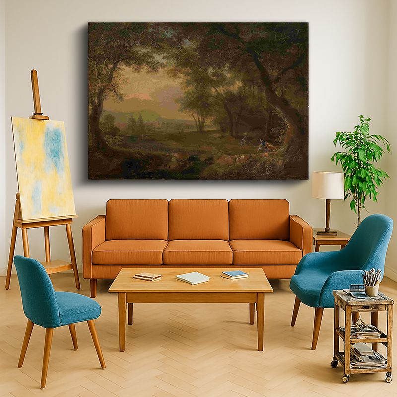 Ressam Kanvas Tablo 827