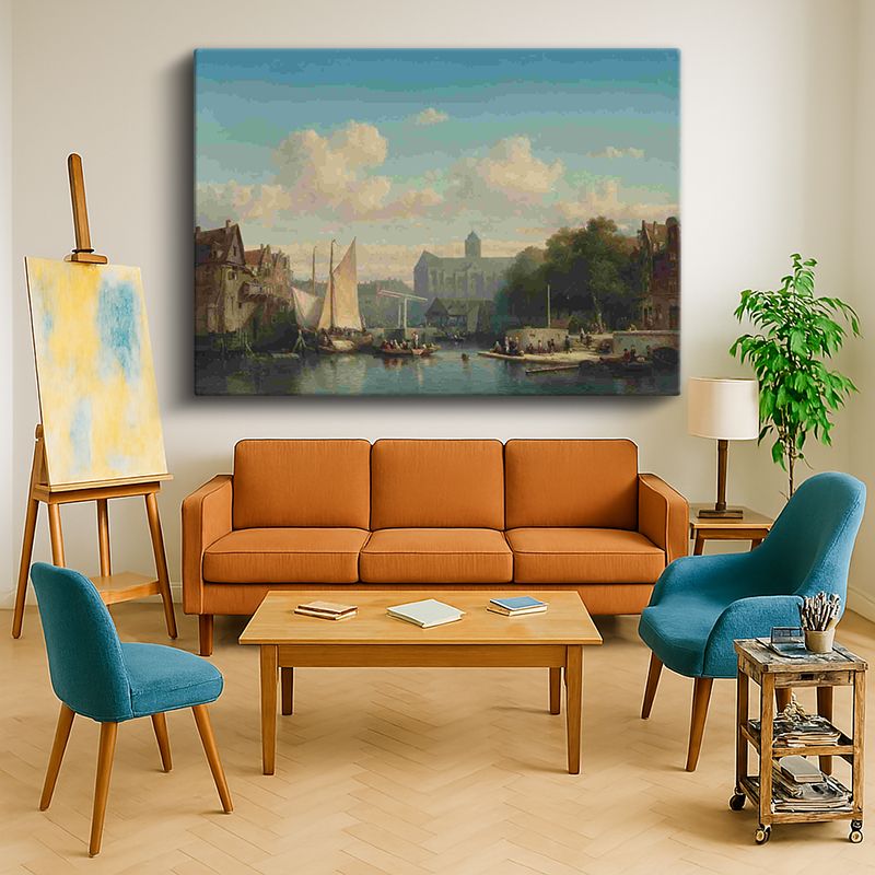 Ressam Kanvas Tablo 832