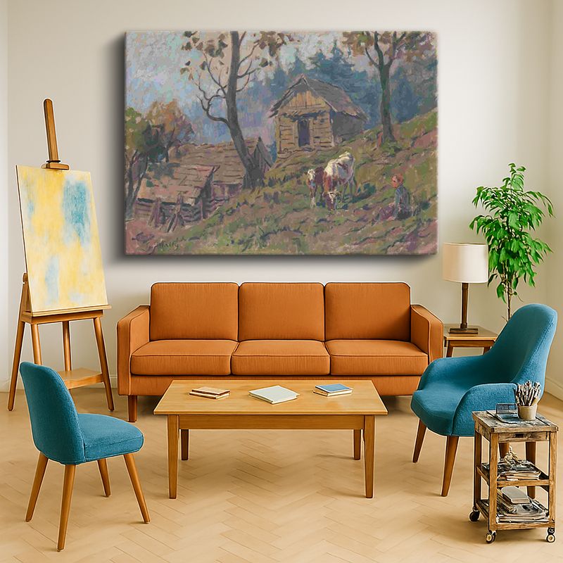 Ressam Kanvas Tablo 838