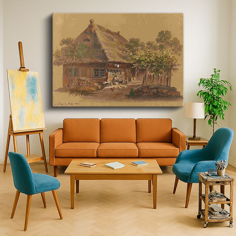 Ressam Kanvas Tablo 853