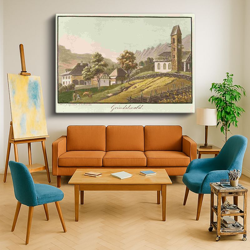 Ressam Kanvas Tablo 857